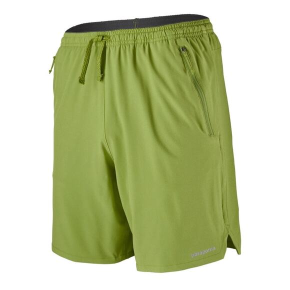 Patagonia Mens Nine Trails Gym Training Shorts 8" Green Size XL - Picture 1 of 10
